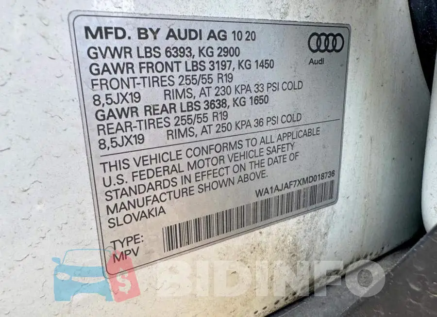 WA1AJAF7XMD018736 Photo# 10