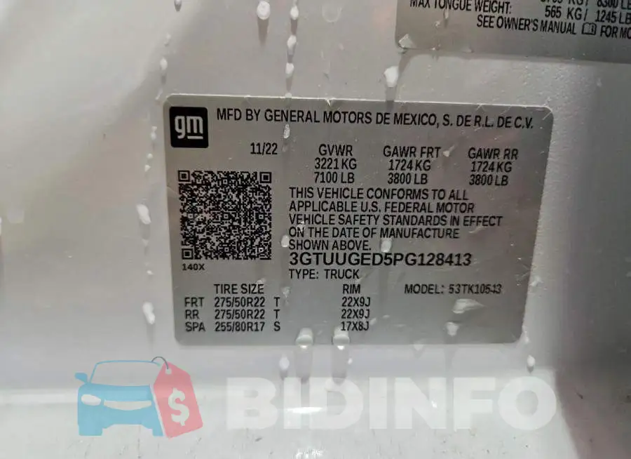 3GTUUGED5PG128413 Photo# 12