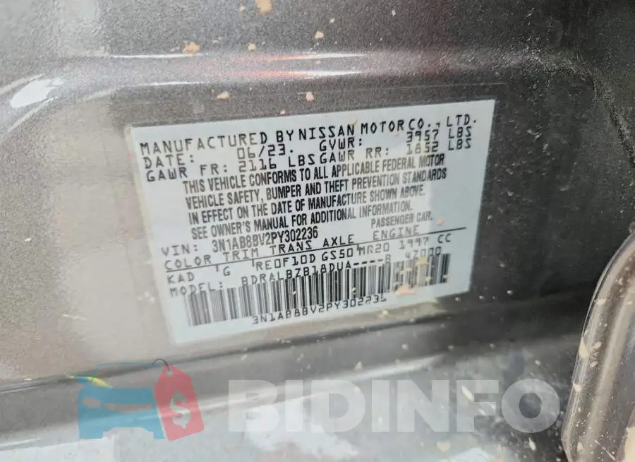 3N1AB8BV2PY302236 Photo# 12
