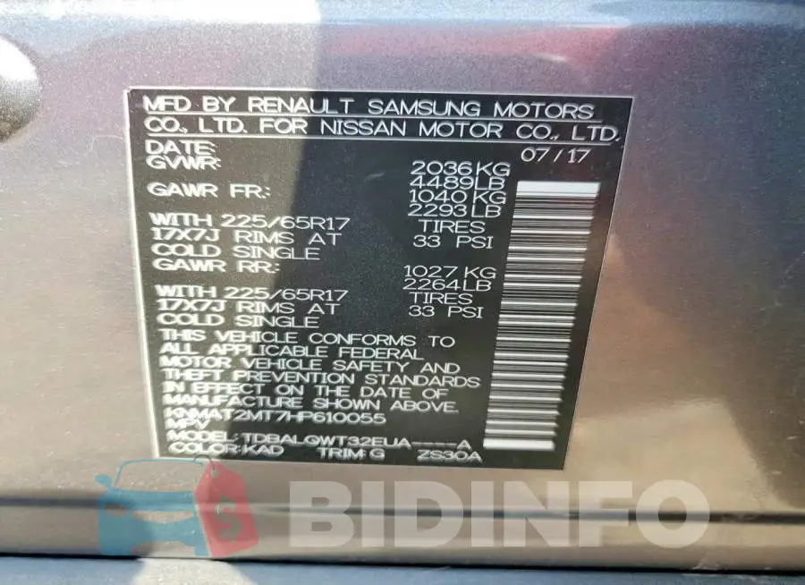 KNMAT2MT7HP610055 Photo# 12