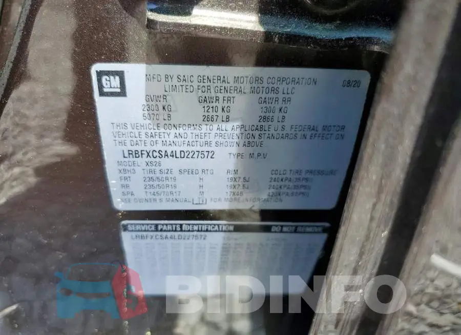 LRBFXCSA4LD227572 Photo# 13