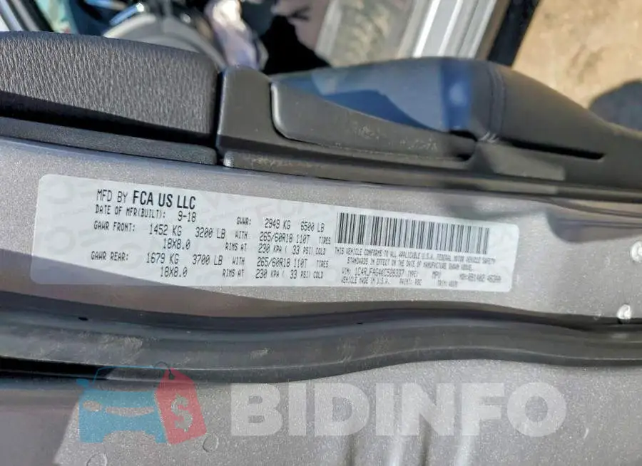 1C4RJFAG4KC528337 Photo# 13