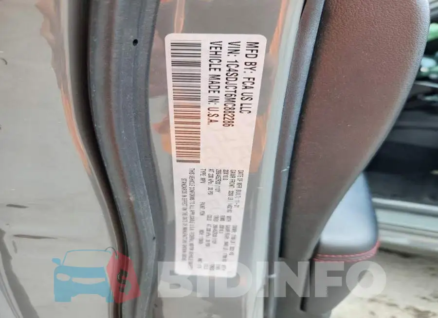 1C4SDJCT6MC882286 Photo# 13