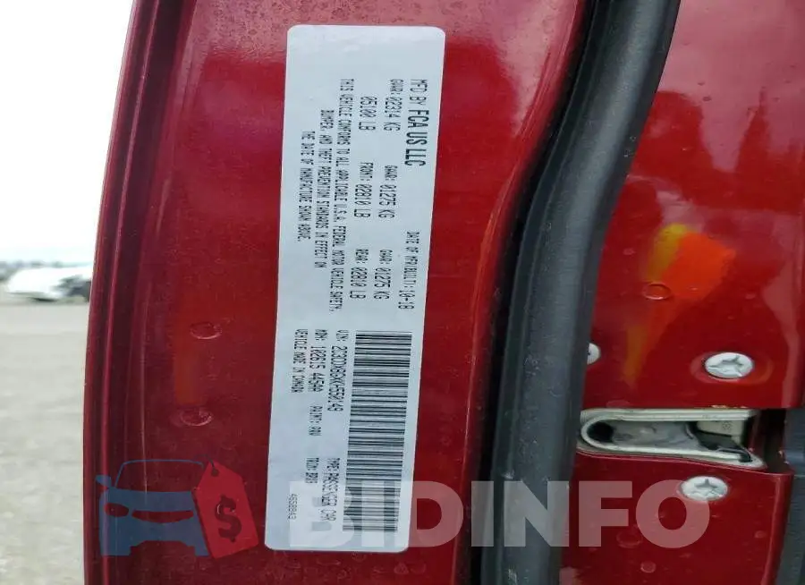 2C3CDXBGXKH550149 Photo# 12
