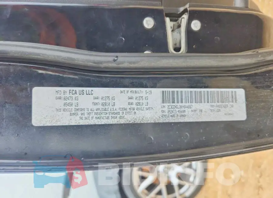 2C3CDXGJ3KH644667 Photo# 13