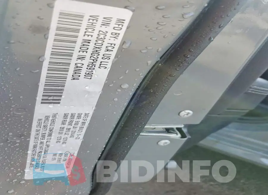 2C3CDXHG2PH591907 Photo# 12