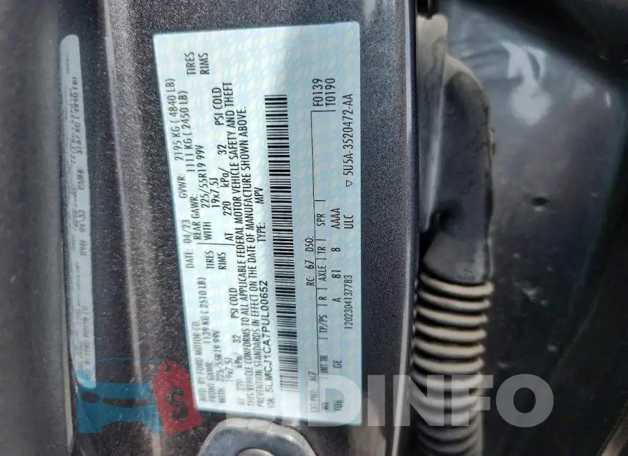 5LMCJ1CA7PUL00652 Photo# 12