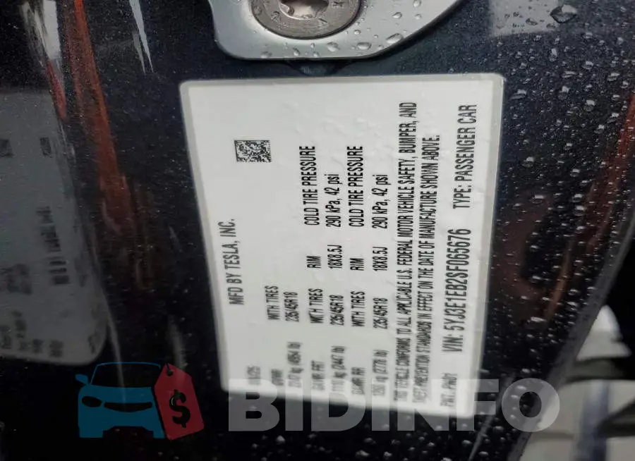 5YJ3E1EB2SF065676 Photo# 12