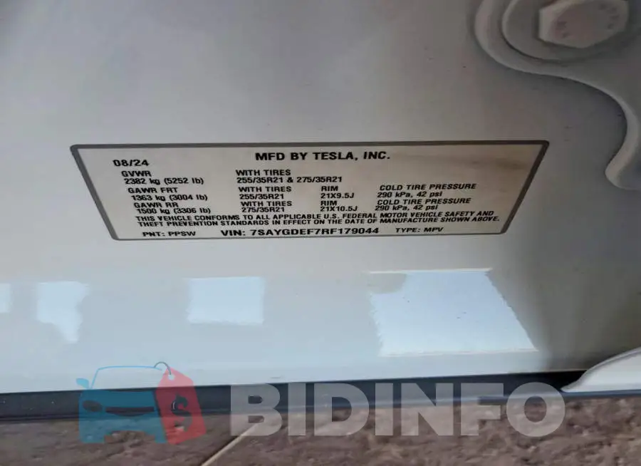 7SAYGDEF7RF179044 Photo# 12