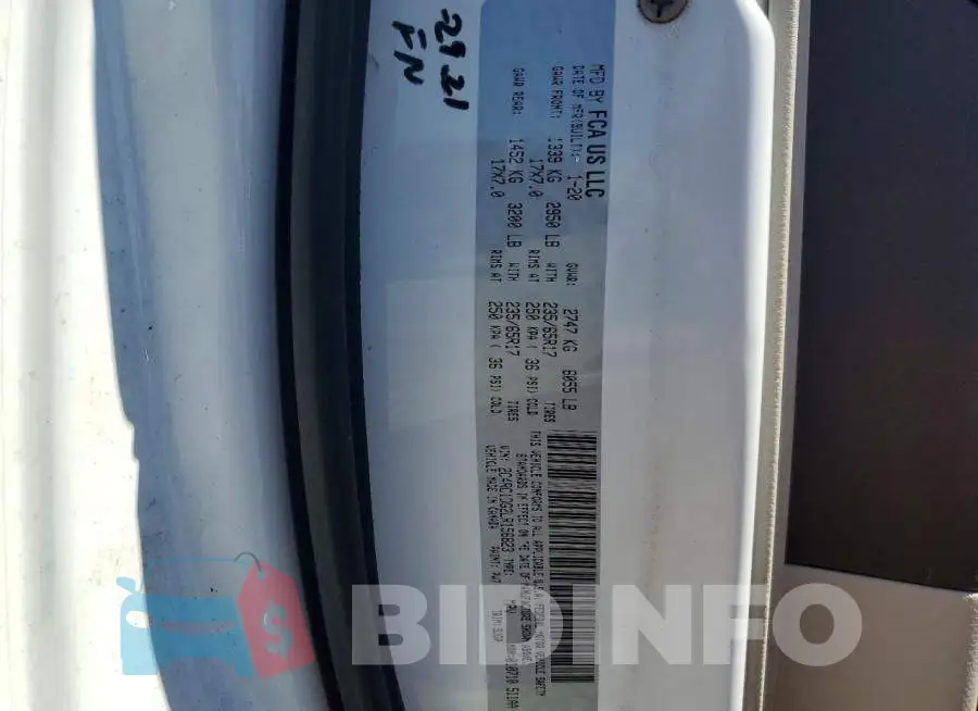 2C4RC1DG2LR156823 Photo# 13