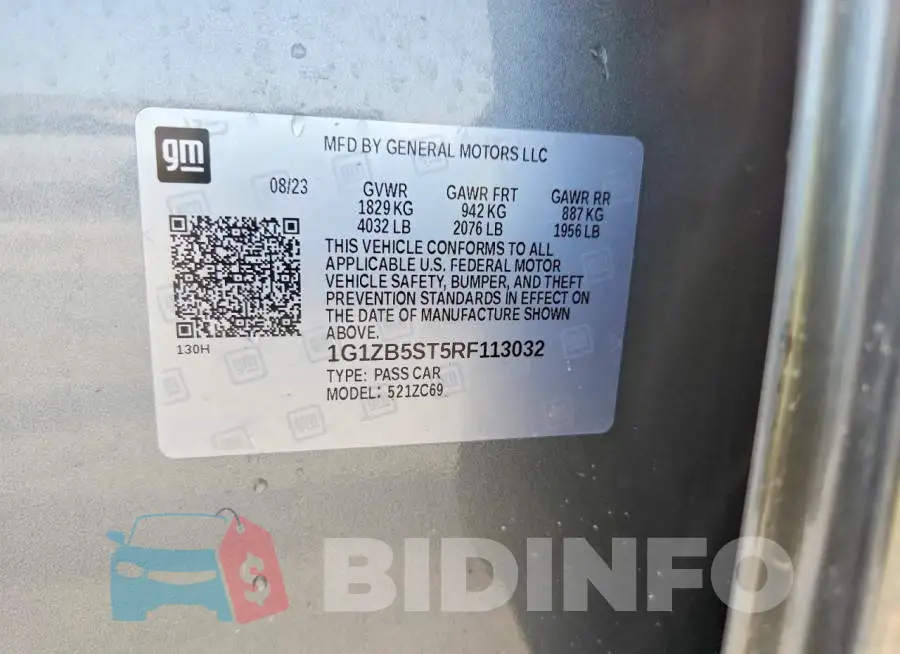 1G1ZB5ST5RF113032 Photo# 12