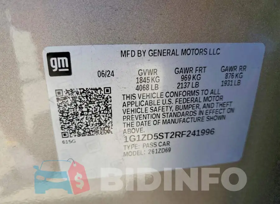 1G1ZD5ST2RF241996 Photo# 12