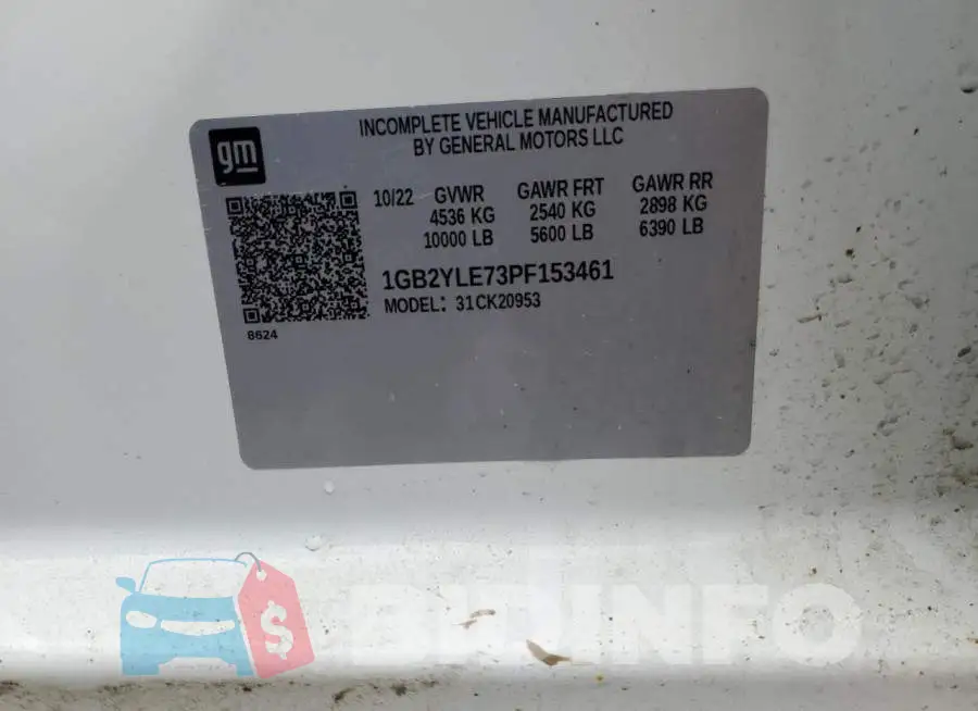 1GB2YLE73PF153461 Photo# 12