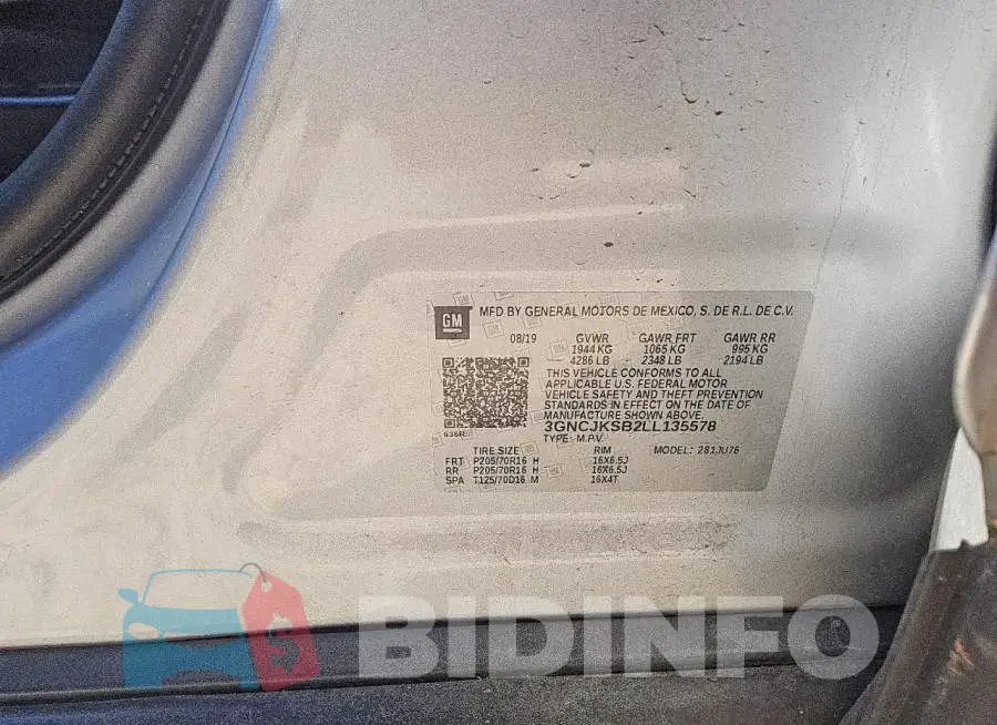 3GNCJKSB2LL135578 Photo# 13