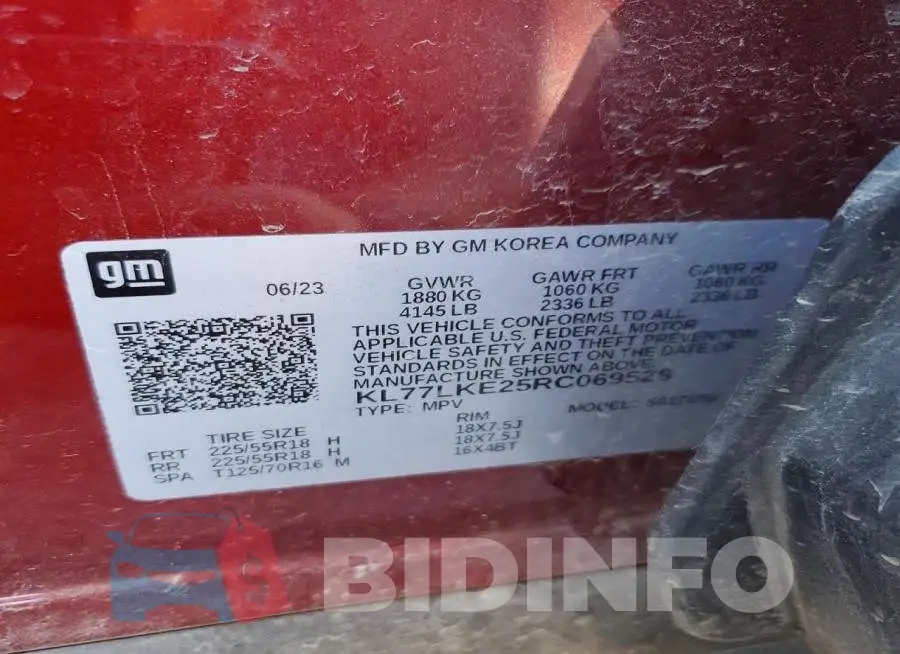 KL77LKE25RC069528 Photo# 13
