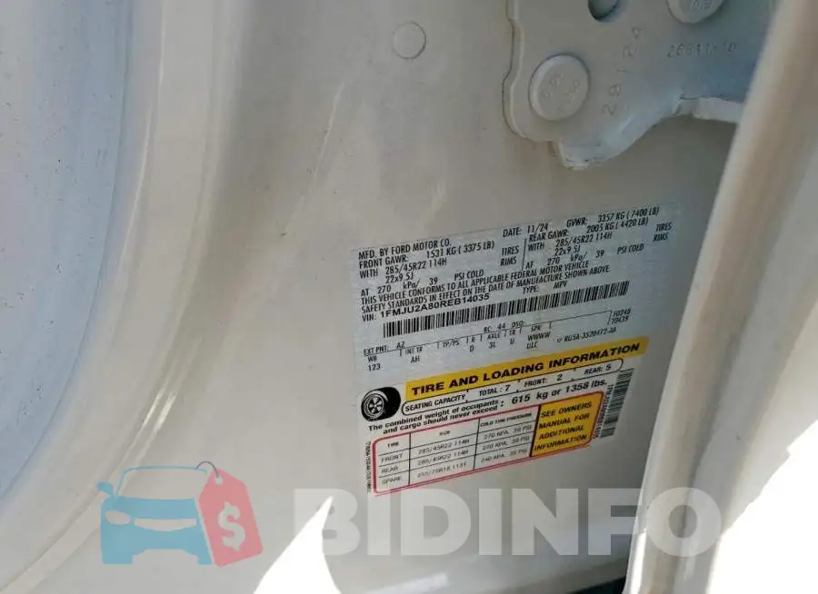 1FMJU2A80REB14035 Photo# 13