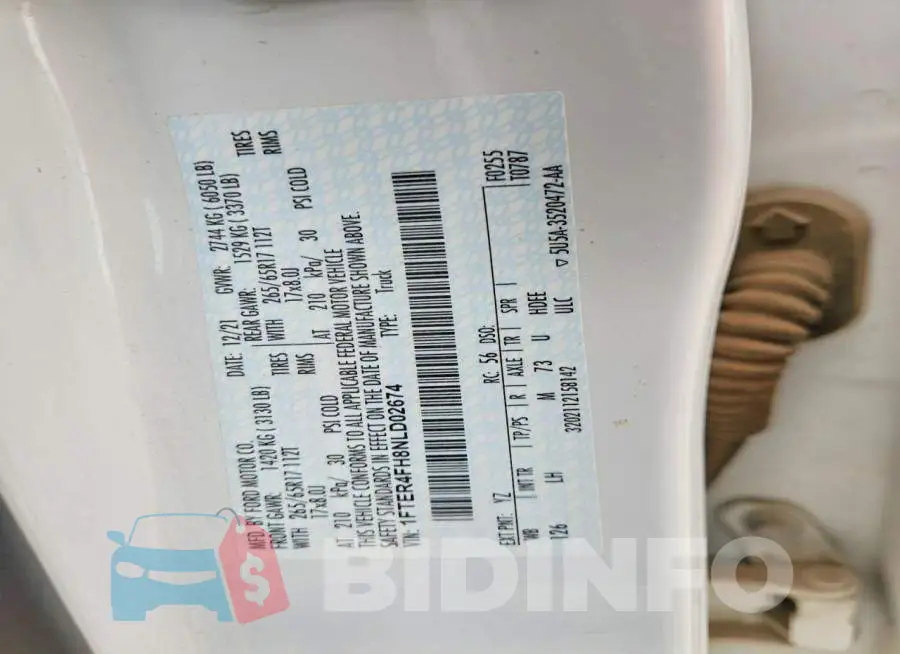 1FTER4FH8NLD02674 Photo# 12