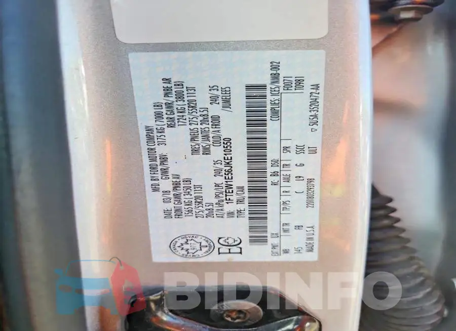 1FTEW1E56JKE10550 Photo# 12