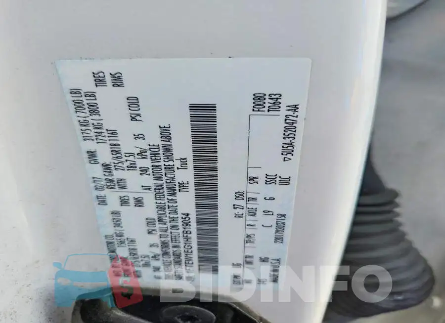 1FTEW1EG1HFB19054 Photo# 12