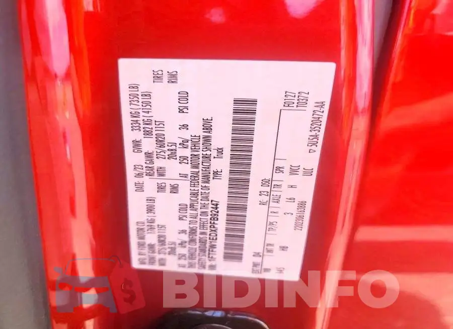 1FTFW1EDXPFB92447 Photo# 12
