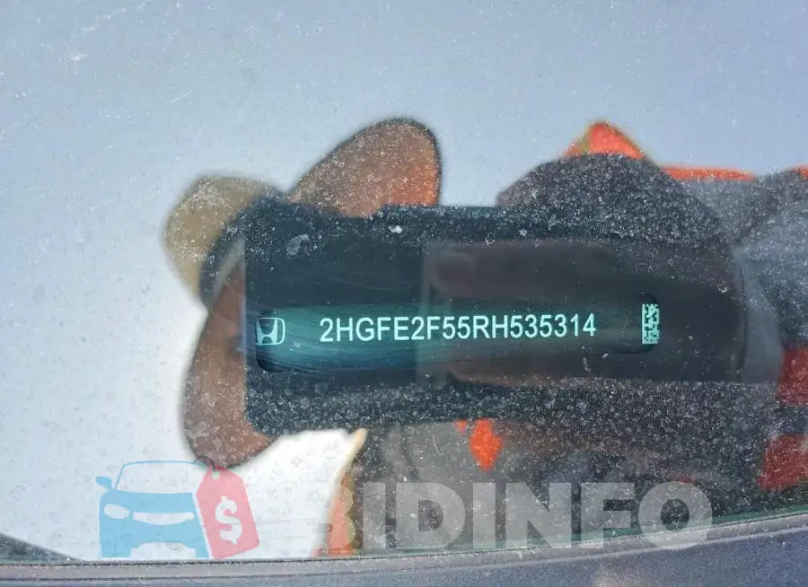 2HGFE2F55RH535314 Photo# 12