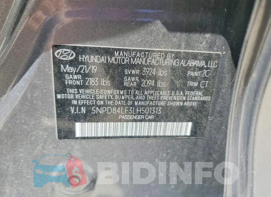 5NPD84LF3LH501313 Photo# 13