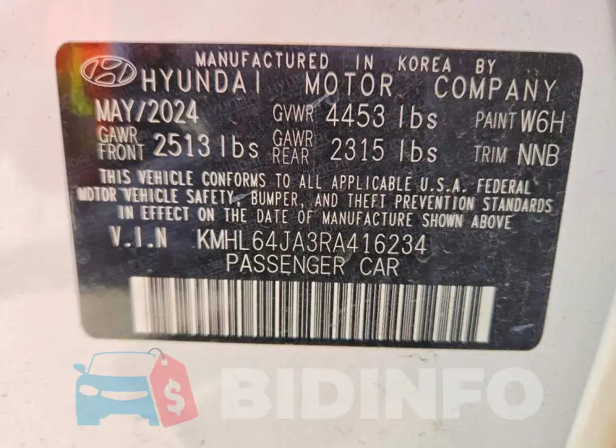 KMHL64JA3RA416234 Photo# 13