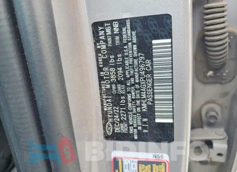 KMHLM4AGXPU496797 Photo# 12