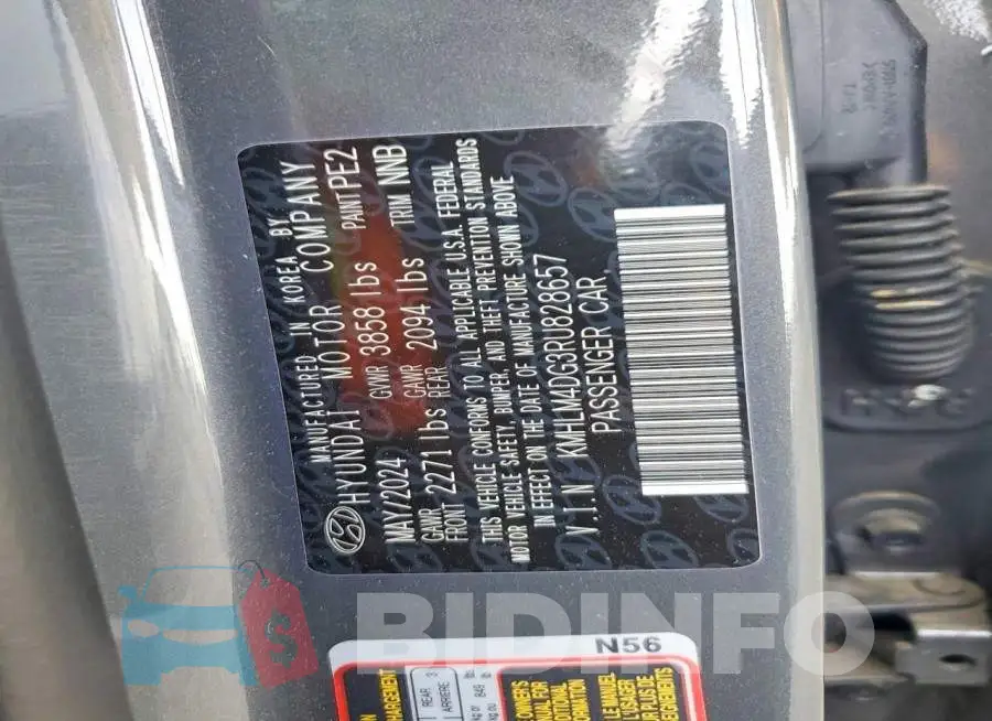 KMHLM4DG3RU828657 Photo# 12