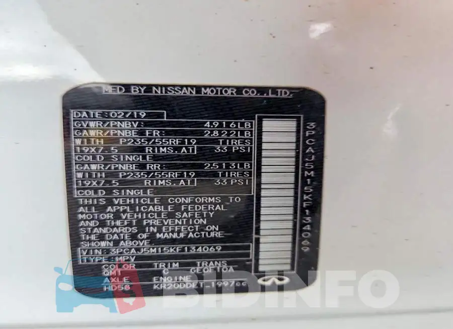 3PCAJ5M15KF134069 Photo# 13