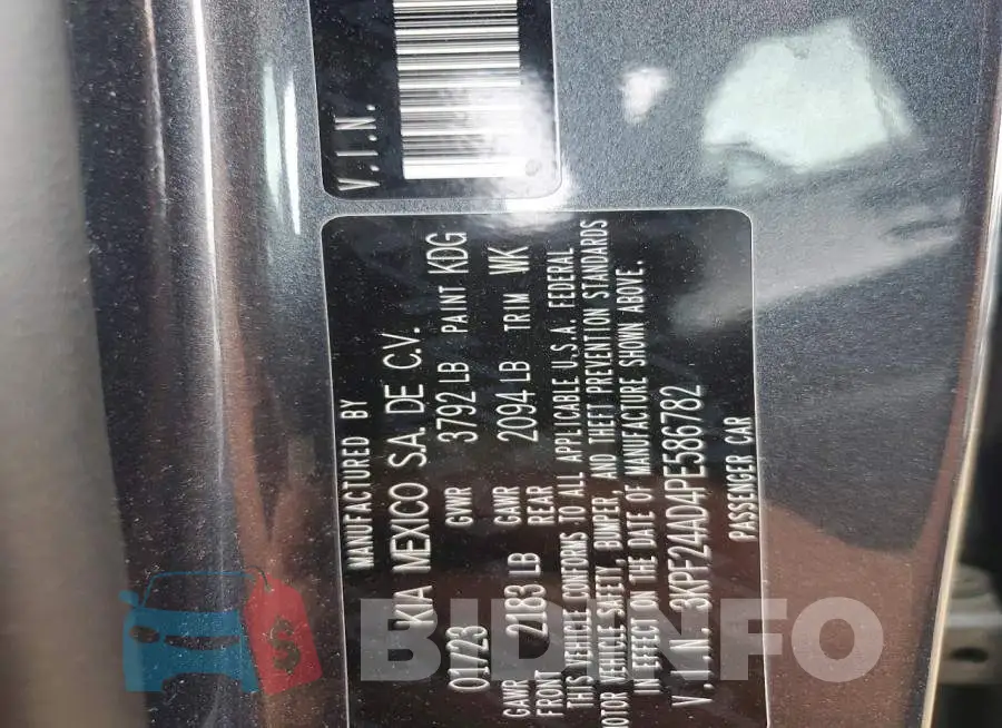 3KPF24AD4PE586782 Photo# 13