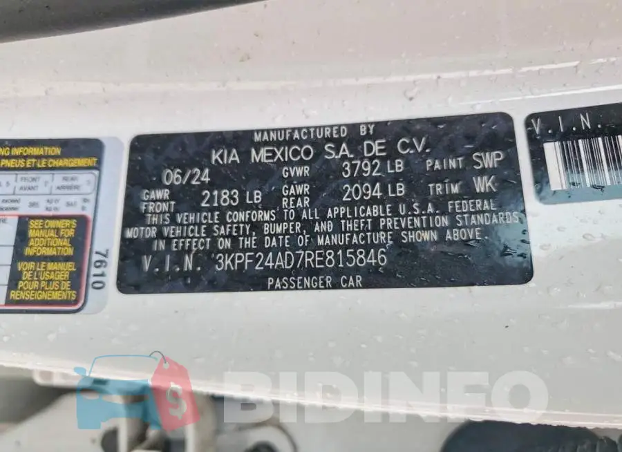 3KPF24AD7RE815846 Photo# 12