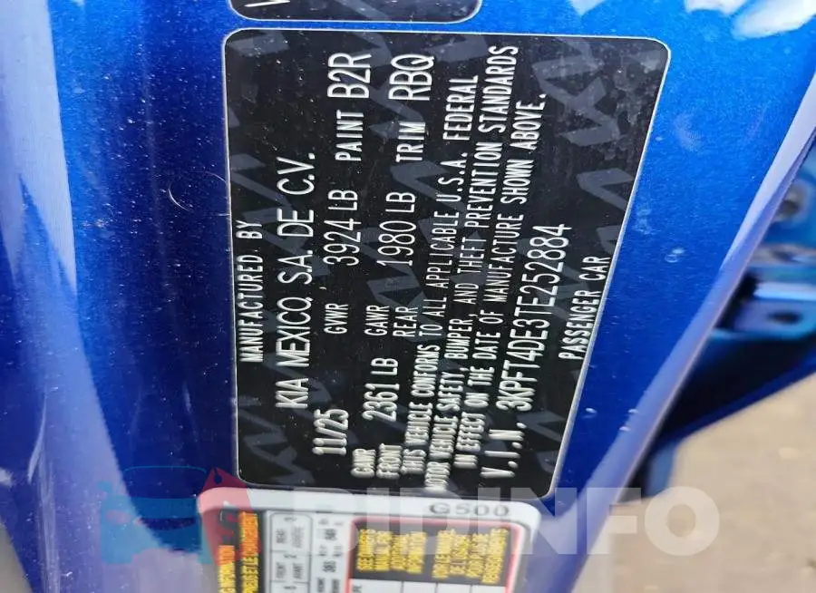 3KPFT4DE3TE252884 Photo# 12