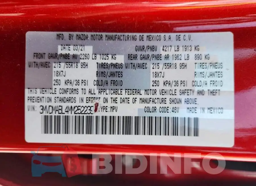 3MVDMABL4MM252239 Photo# 12