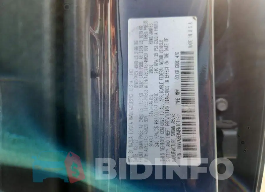 7MMVABEM4PN101520 Photo# 13