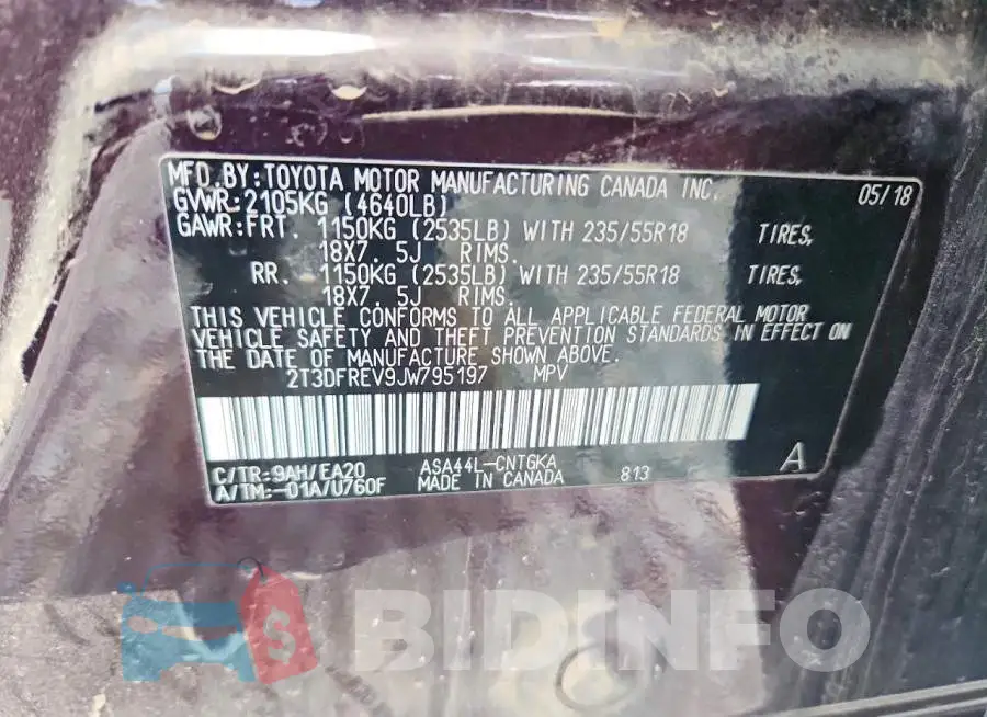 2T3DFREV9JW795197 Photo# 14