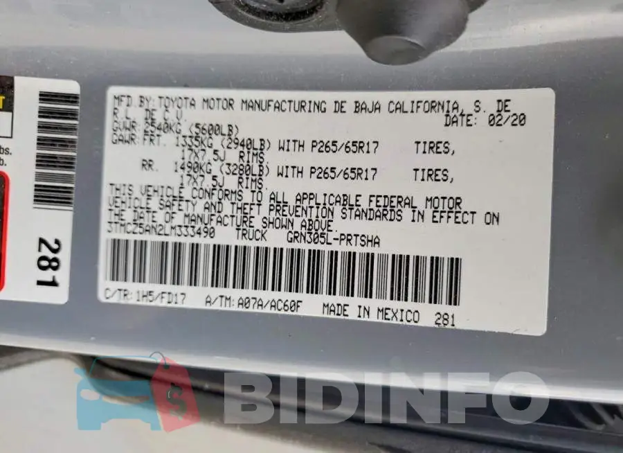 3TMCZ5AN2LM333490 Photo# 12