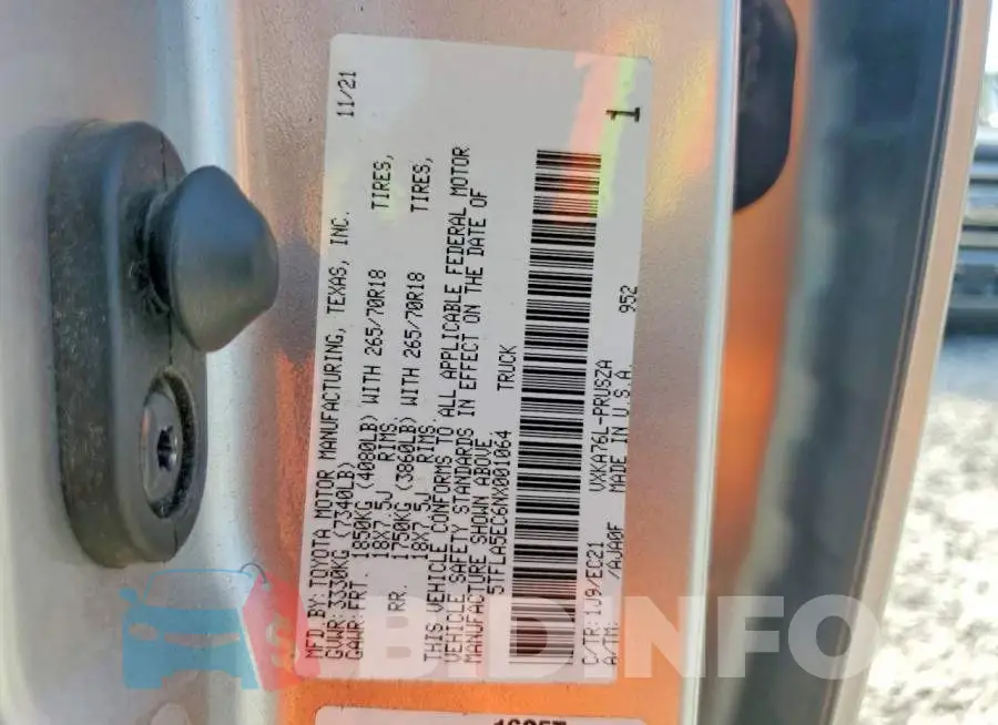 5TFLA5EC6NX001064 Photo# 12