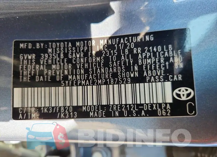 5YFEPMAE2MP187529 Photo# 13