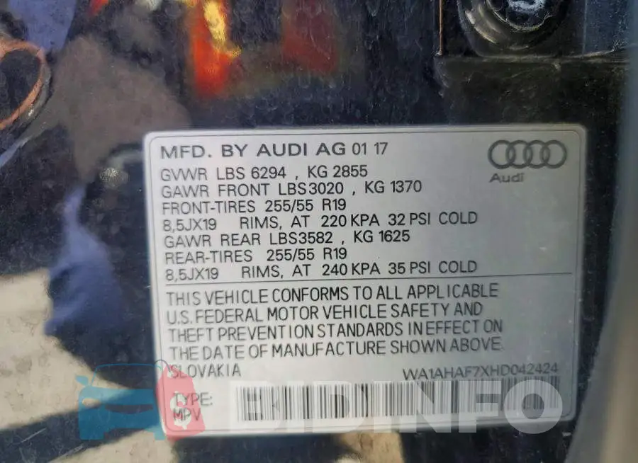 WA1AHAF7XHD042424 Photo# 13
