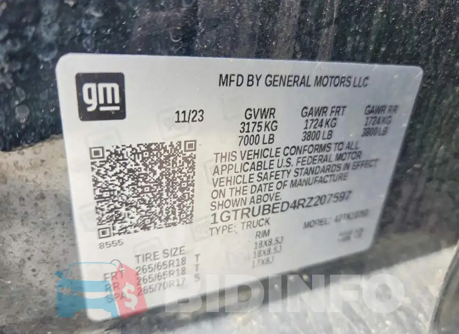 1GTRUBED4RZ207597 Photo# 12