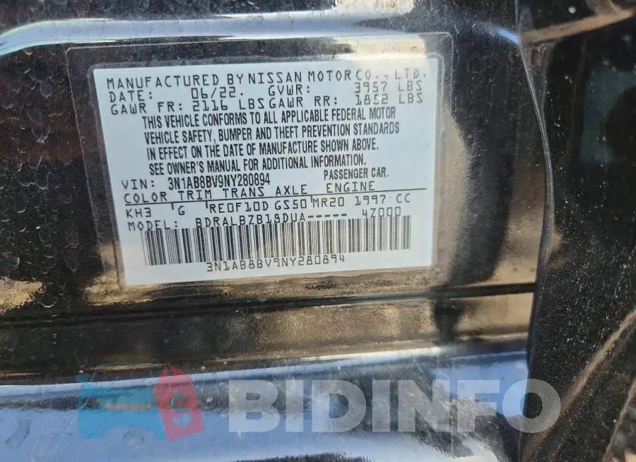 3N1AB8BV9NY280894 Photo# 12