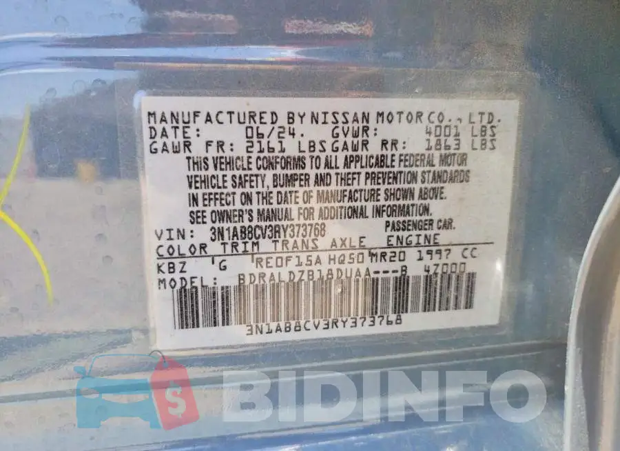 3N1AB8CV3RY373768 Photo# 13