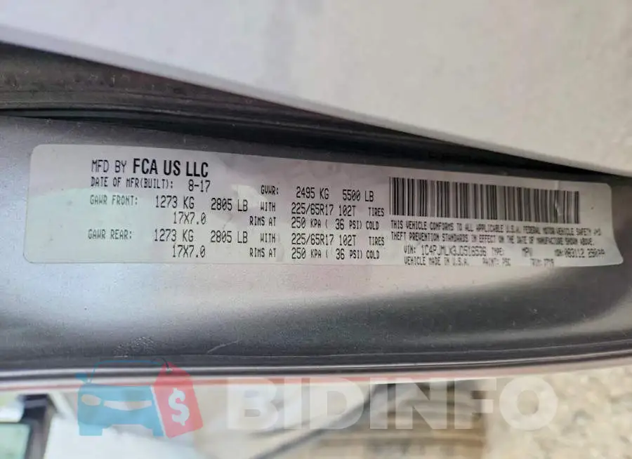 1C4PJMLX3JD516536 Photo# 13