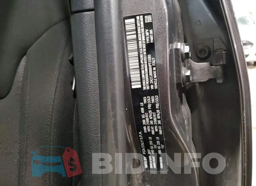 ZACCJBBB6HPF31083 Photo# 13