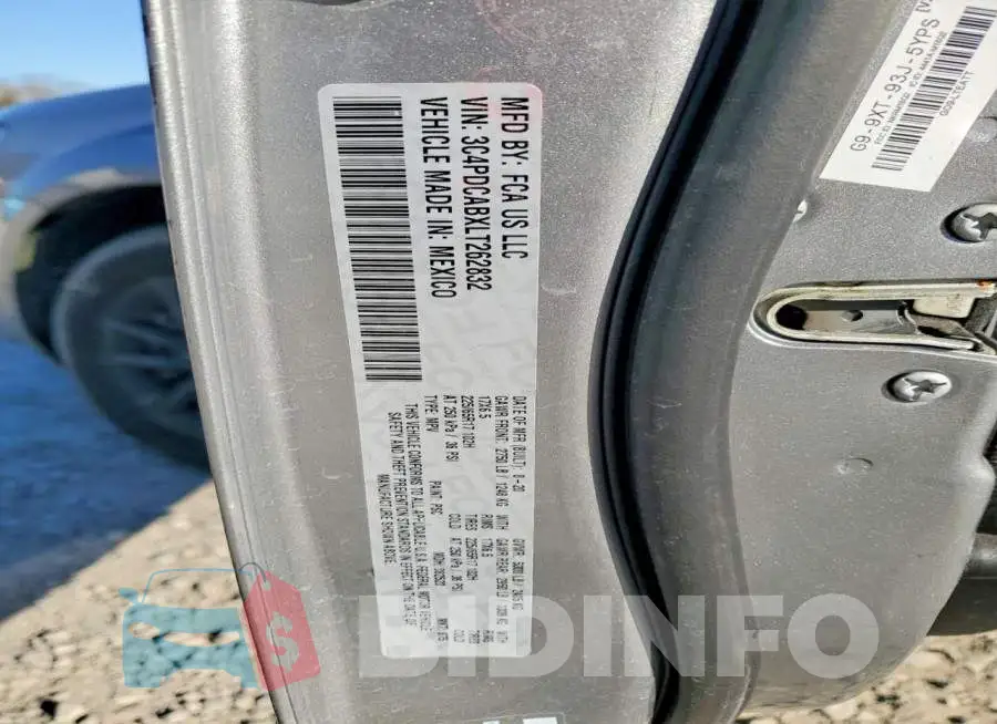 3C4PDCABXLT262832 Photo# 13