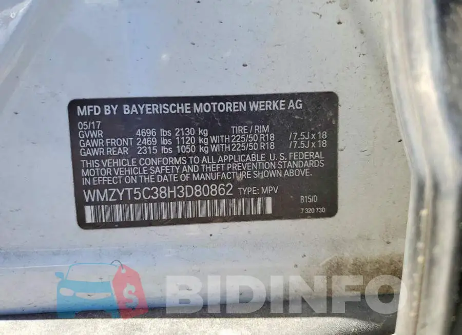 WMZYT5C38H3D80862 Photo# 13