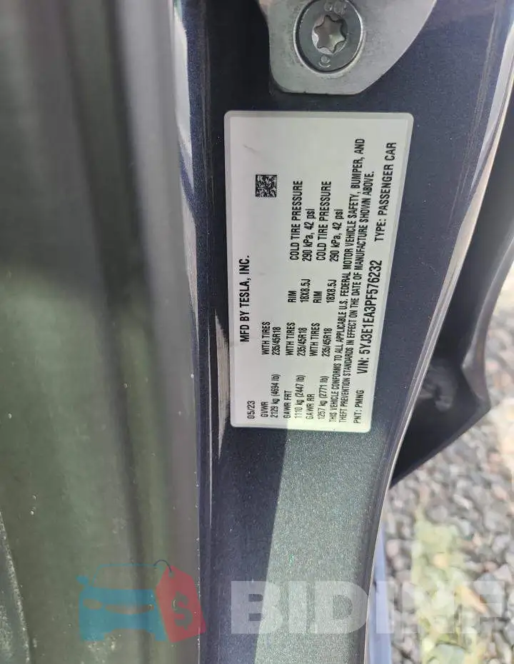5YJ3E1EA3PF576232 Photo# 13