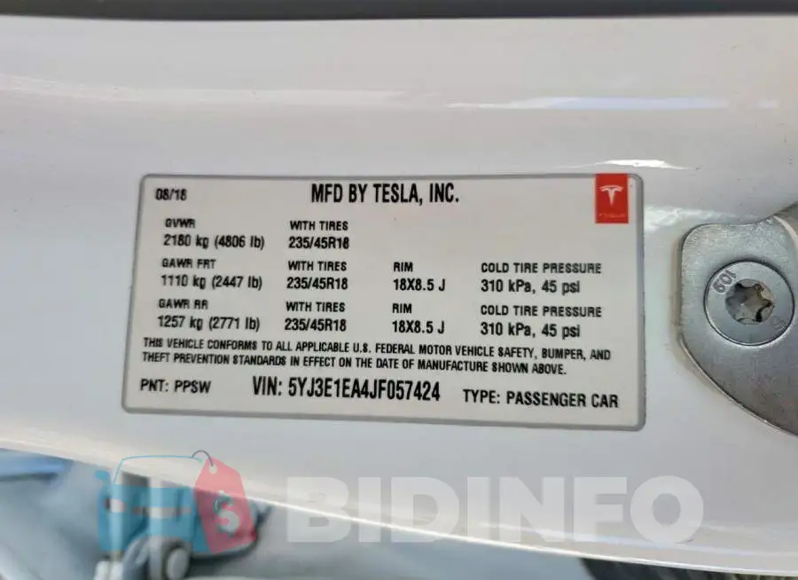 5YJ3E1EA4JF057424 Photo# 13