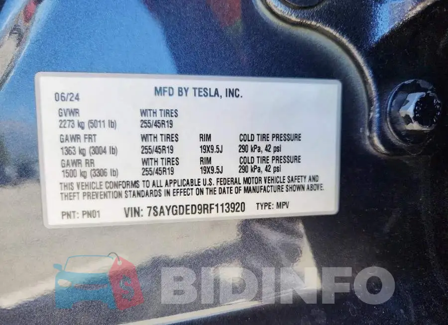 7SAYGDED9RF113920 Photo# 13